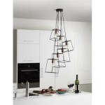 Dar Tower 6 Light Pendant Ceiling