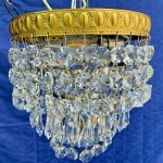 Flush Mount Light Swarovski Crystal Ceiling Chandelier