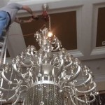 How To Install Heavy Chandelier On High Ceiling