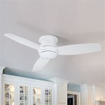 Minka Aire White Ceiling Fan With Light