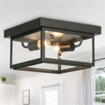 Modern Outdoor Flush Mount Ceiling Light