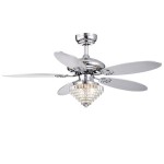 Whoosh Chrome Effect Ceiling Fan Light Spares